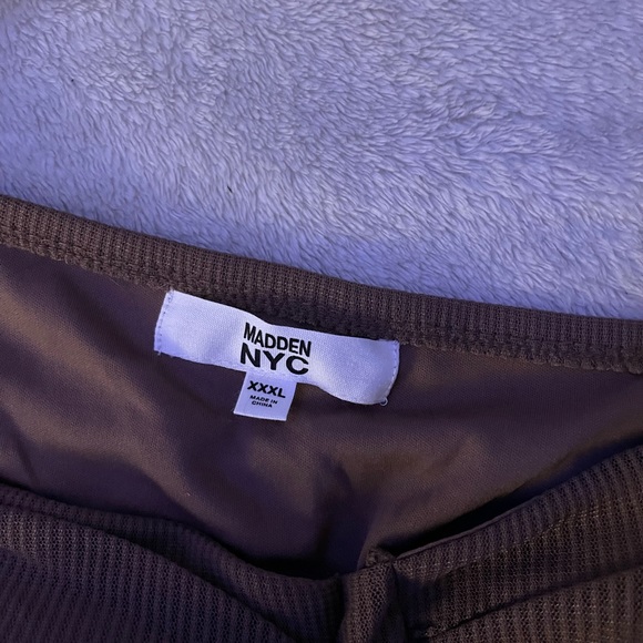 madden NYC cropped puffed sleeve shirt - Picture 4 of 5